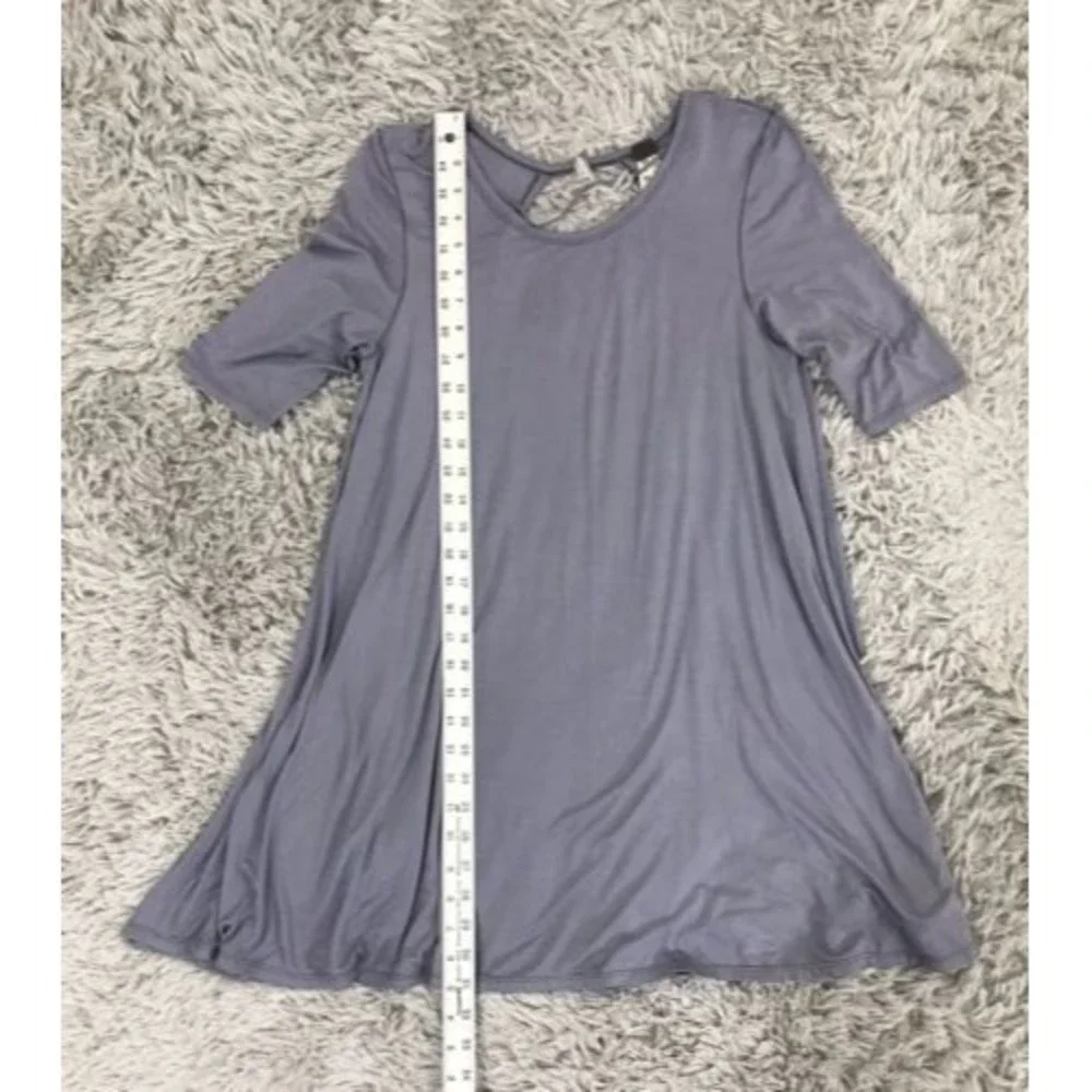 Free People Womens Jacqueline Tunic Blouse Blue‎ grey M